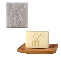 WonDerfulC Seifenstempel Paradiesbaum - Handgemachte Seifen Selbst Gestempelt, DIY Harz-Stempel