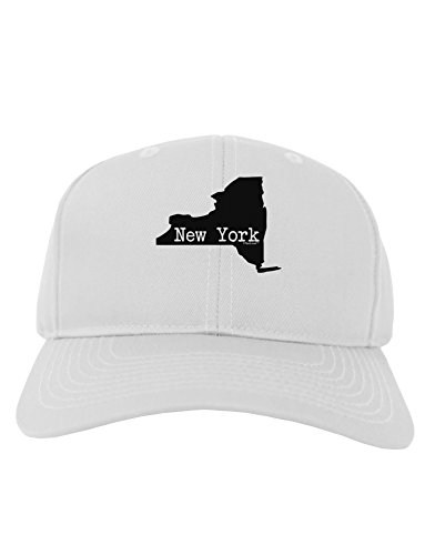 TOOLOUD New York - United States Shape Adult Baseball Cap Hat - White