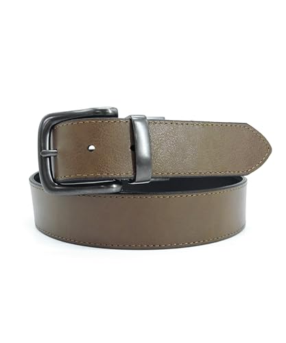 Image of Levi Strauss Signature - Premium Leather Reversible Belt for Men for Jeans, Work, Dress & Casual pants | Cinturon Para Hombre