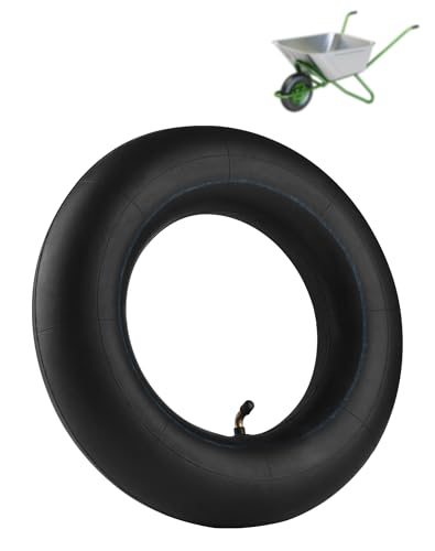 SOSALUK Chambre a Air 4.80 4.00-8 Valve Coudée TR87 pour Brouette Chambre a air 4.80/4.00-8 Rechange Inner Tube