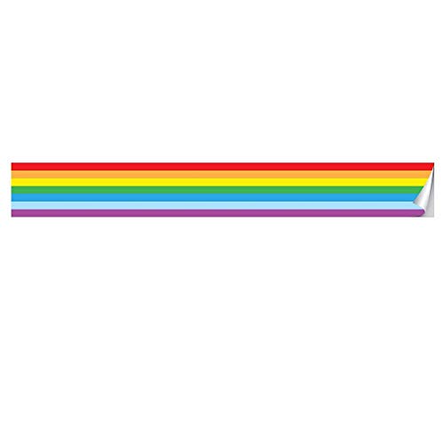 Peel and Stick Wallpaper Borders Easy to Apply Every â€‹Room Rainbow Decor - Rainbow Classroom Decor Bulletin Board Borders Paper - Rainbow - 3.9 Inches Ã— 118 Inche