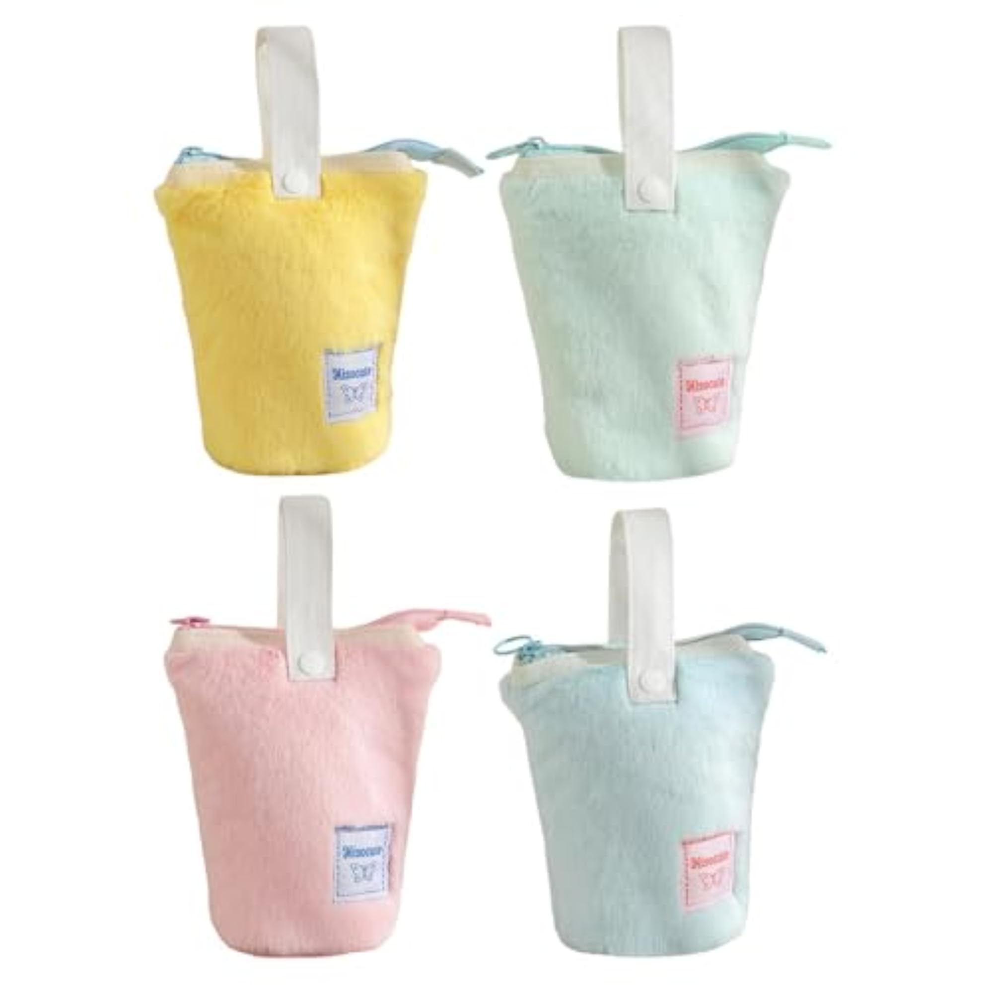 Portable Plush Pencil Case for Adults, Organizer Storage