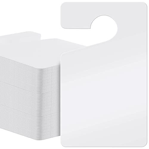 200 Pcs Blank White Parking Permit Hang Tag Car Rider
