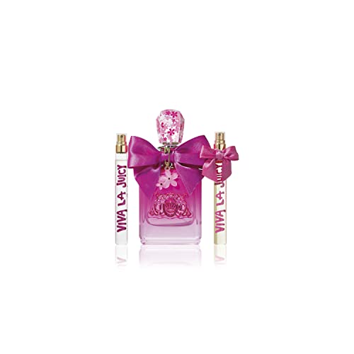 Juicy Couture Viva La Juicy Petals Please 3 Piece Fragrance Gift Set, Perfume For Women #TOP2