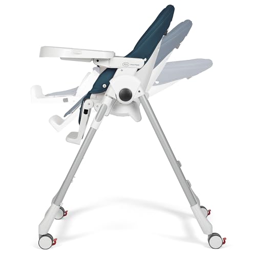 Image of PEG Prima Pappa Zero 3 - High Chair - Petrolio (Teal) | For Children Newborn to 3 Years of Age - Made in Italy