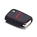 Volkswagen Original Golf 7 (5G) Llave Cover GTI Diseño Llave de Encendido Llave Móvil Apertura Cover Negro Rojo 000087012 algca