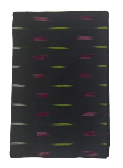 Image of Cotton Pochampally ikat unstitched blouse, Kurthi, long frock fabric material for women (1 meter, 2 meters & 3 meters)