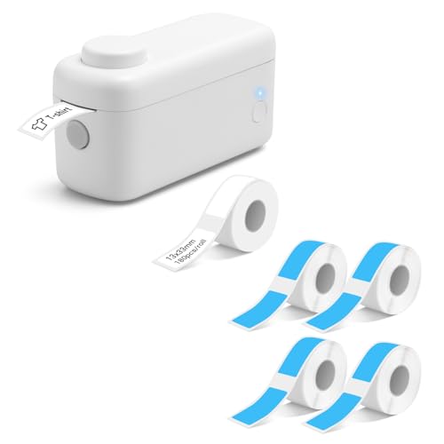 Étiqueteuse Bluetooth LBP160W August et 4 rubans bleus