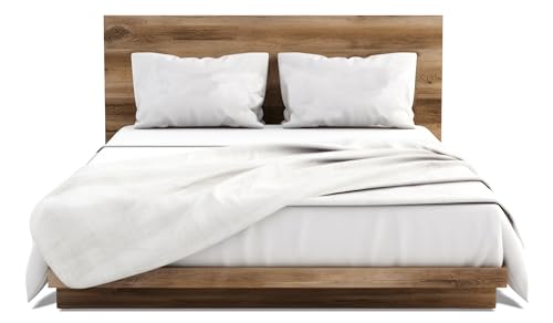 Parure de lit double hypoallergénique en coton blanc anti-boulochage