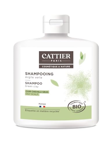 Cattier Shampooing Cuir Chevelu Gras Argile Verte 250 ml
