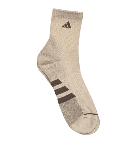 adidas Men's High Quarter Sock Assoted Colors Moisture Wicking Cushioned Footbed Smooth Toe Seam Men's Shoe Size: 6-12 (4-Pack)3