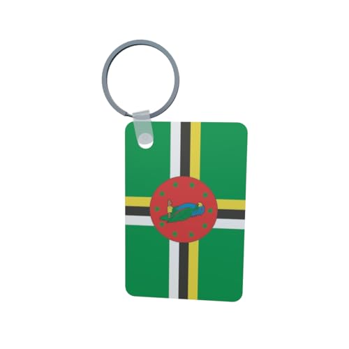 U24 Porte-clés Dominique en aluminium 50 x 47 mm