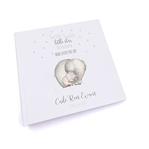 Personalised Cute Baby Twinkle Twinkle Little Star Elephant Photo Album