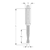 Zoom IMG-1 ent 22721 punta per foratura Zoom IMG-1 ent 22721 punta per foratura