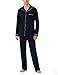 Produktbild Schiesser Herren Schlafanzug Lang Mit Knöpfen Wärmere Baumwolle - Fein Interlock Pyjamaset, Dunkelblau_179296, 52 EU