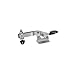 JW Winco 22100 Steel Horizontal Acting Toggle Clamp with Horizontal Mounting Base, U-Bar, 150-Pound Holding Capacity