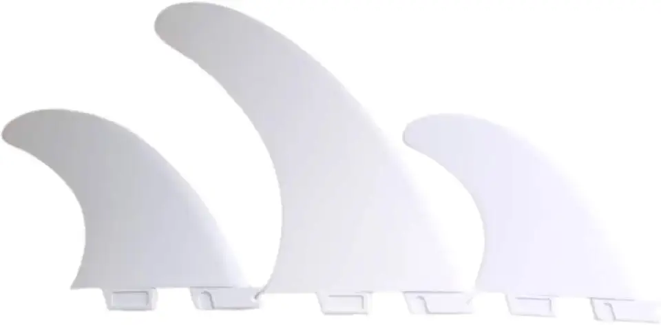 Jogo de Quilhas Encaixe Fcs2 Expans c/Quilhão Central para Pranchas Funboard e Softboard