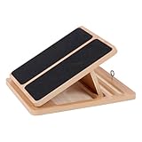 Bunchtou Professional Slant Board, Calf Stretcher, Adjustable Wooden Incline Board, Slant Board for Calf, Ankle, and Foot Stretching