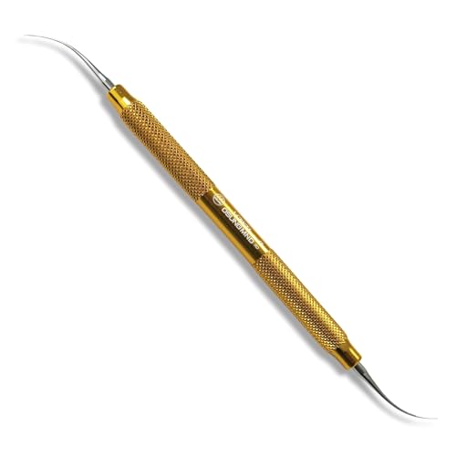 Waxing Instrument #1 P.K. Thomas Yellow Featherweight aluminum handle Osung -LCPKT1