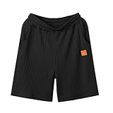 Ce Short Décontracté Pour Homme Possède Une Taille Élastique Ajustable, Des Poches Latérales Doubles Et Deux Poches Arrière Pour Plus De Praticité. Ce Short Est Idéal Pour La Famille Et Les Amis.