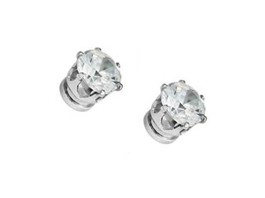 MytoptrendzNon-Piercing Clip on Magnet Ear Stud Men Boys Crystal Magnetic Earrings In Various Sizes and Shapes…