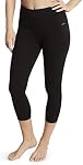 Jockey Womens Cotton Stretch Basic CapriLeggings