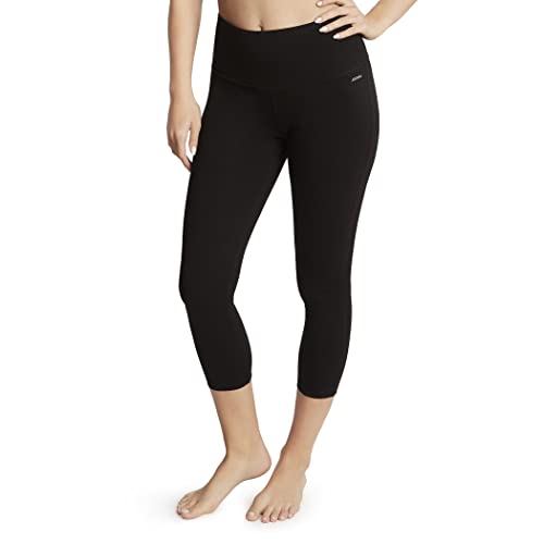 Jockey Women's Cotton Stretch Basic Capri Leggings Deep Black by Jockey - Used condition - US$13.35