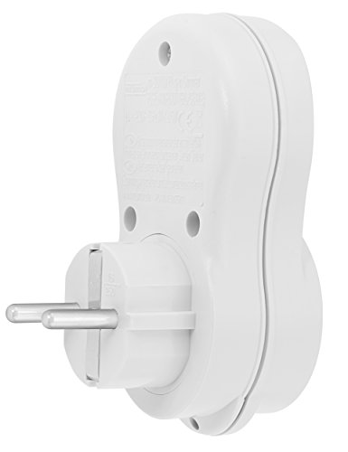 mumbi 10215 socket dimmer, blanc, prise de type f