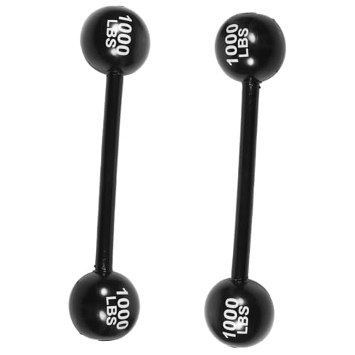 PERSELOSO 2piezas De Mancuerna Inflable De PVC Accesorios Divertidos para Fiestas y Actividades para Niño Niña y Propiedades De Desarrollo Deportivo y Coordinación
