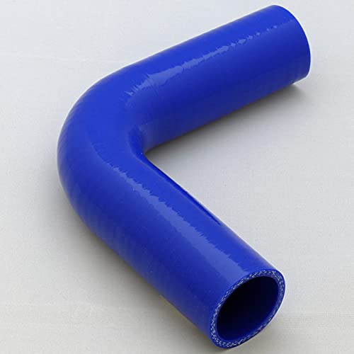 Tubo In Silicone Nero 90° – 67-76 Mm Di Diametro, Lunghezza 90 Mm, Per Refrigerante Auto Con 2 Morsetti