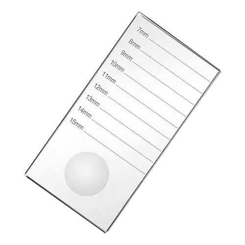 SOESFOUFU Eyelash Extension Platform Lash Glass Board 2-in-1 Manicure Glass Table for Easy Application