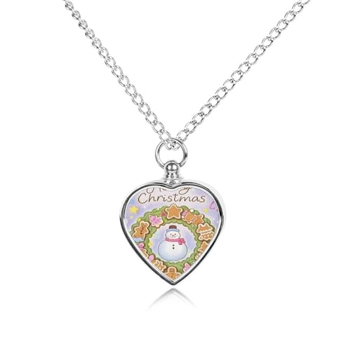 Bijou commémoratif pour cendres, collier de Noël sous la lune pour chien et chat