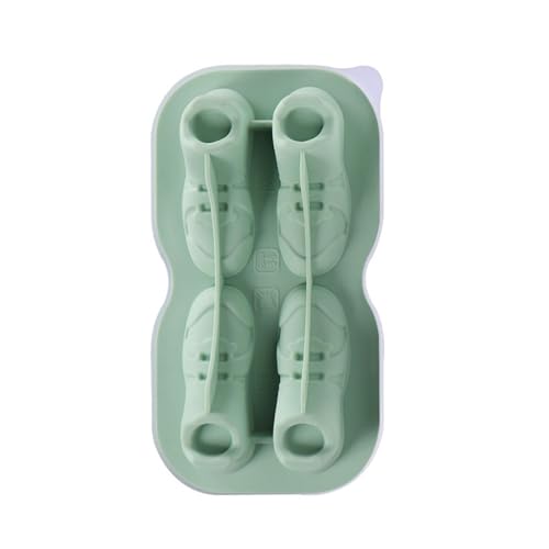Molde de silicona para hielo con 4 cavidades en forma de zapato miniatura 4