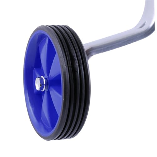 Kit de rueda de entrenamiento azul para bicicleta - ruedas robustas de fácil montaje para estabilidad y balance para niños y principiantes miniatura 3