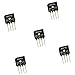 MVQJSUCI Set of 5 GBU606 Bridge Rectifiers with Single Pin