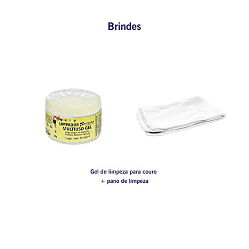 Necessaire Couro Legítimo + Kit Higiene Pessoal Para Viagem