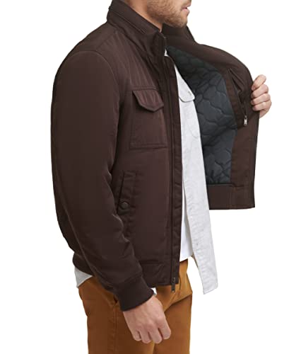 Image of DOCKERS Men's Quilted Lined Flight Bomber Jacket
