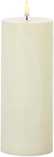 RAZ Imports Uyuni Candles 2021 - Vela de pilar marfil de 3 x 9 pulgadas