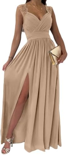 Dokotoo Womens 2026 Formal Dresses Wrap V-Neck Ruched Sexy Brides...