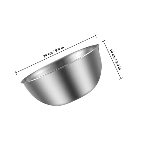 Bowl de acero inoxidable 24 cm para mezclar y cocinar miniatura 2