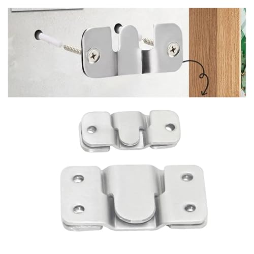 Image of 10PCS Stainless Steel Set Photo Frame Hook Hanging Picture Hardware Pendant Interlocking Z-Clamps Furniture Hardware(19 * 44mm)