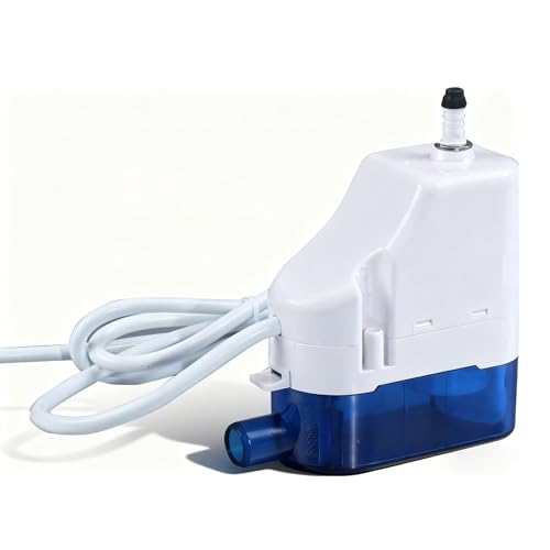 HAVC-Kondensatpumpe, 100–230 V, 24 L/h, Automatische Wechselstrom-Kondensatentfernungspumpe, 10 M Hub, für Klimaanlage, Ofen, Luftentfeuchter