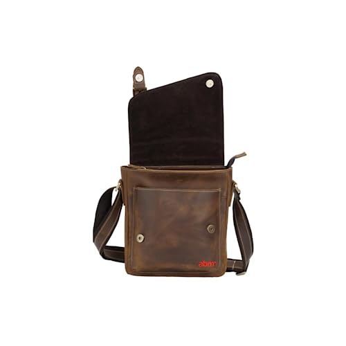 Sac de voyage pour homme abm marron foncé avec compartiment tablette 27,9 cm - 3
