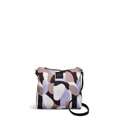 RADLEY London Argyll Street Geo Responsible Women’s Medium Recycled Fabric Ziptop Crossbody Bag, Thistle - Main Image