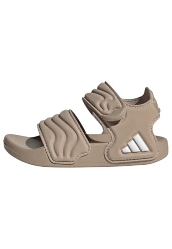 adidas Unisex Baby Adilette Sandal 2 Sandals Infants Sandal, trace khaki/ftwr white/trace khaki, 22 EU