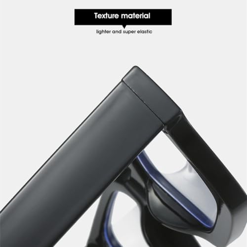 Lunettes carrées mode LVTFCO branches bleues et vertes mixtes
