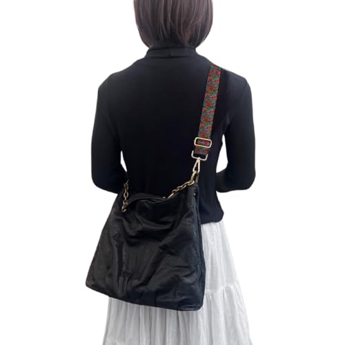 Image of Purse Strap Replacement Wide Adjustable Crossbody Shoulder Strap Guitar Straps for Handbags