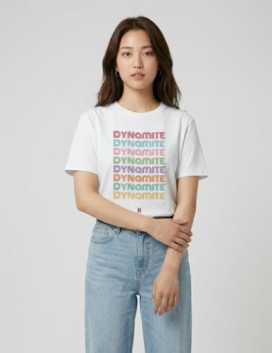 Image of BTS Dynamite Classic White T-Shirt