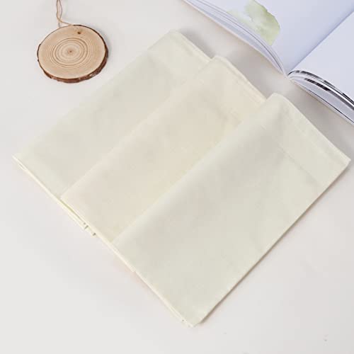 Image of HOULIFE Men's Cotton Handkerchiefs, Solid Color 60S Soft Cotton Hankies for Men Women 6 /12PCS 15.7 inchx15.7 inch