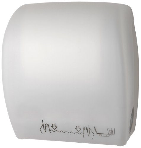 Palmer Fixture TD0208-03A Mechanical Auto-Cut Roll Towel, White Translucent